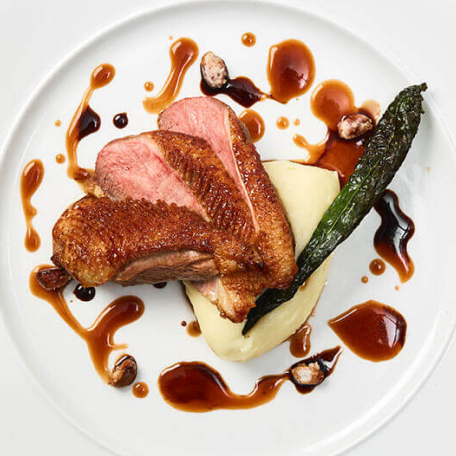 Honey-glazed Duck