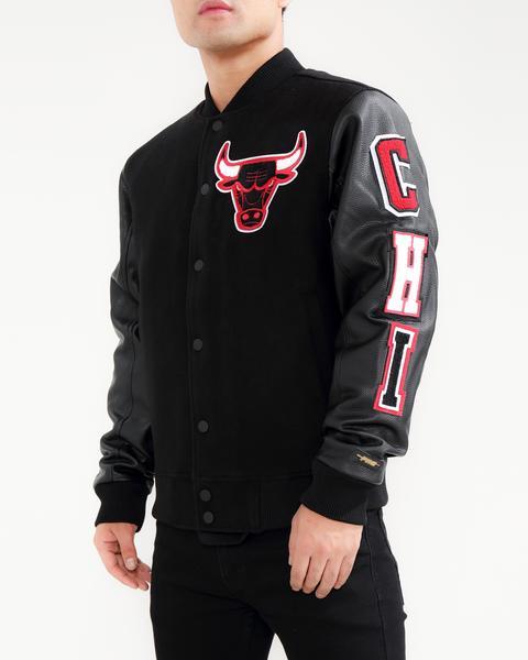 Pro Standard NBA Chicago Bulls Logo Varsity Jacket Black (S-Lg) At The ...
