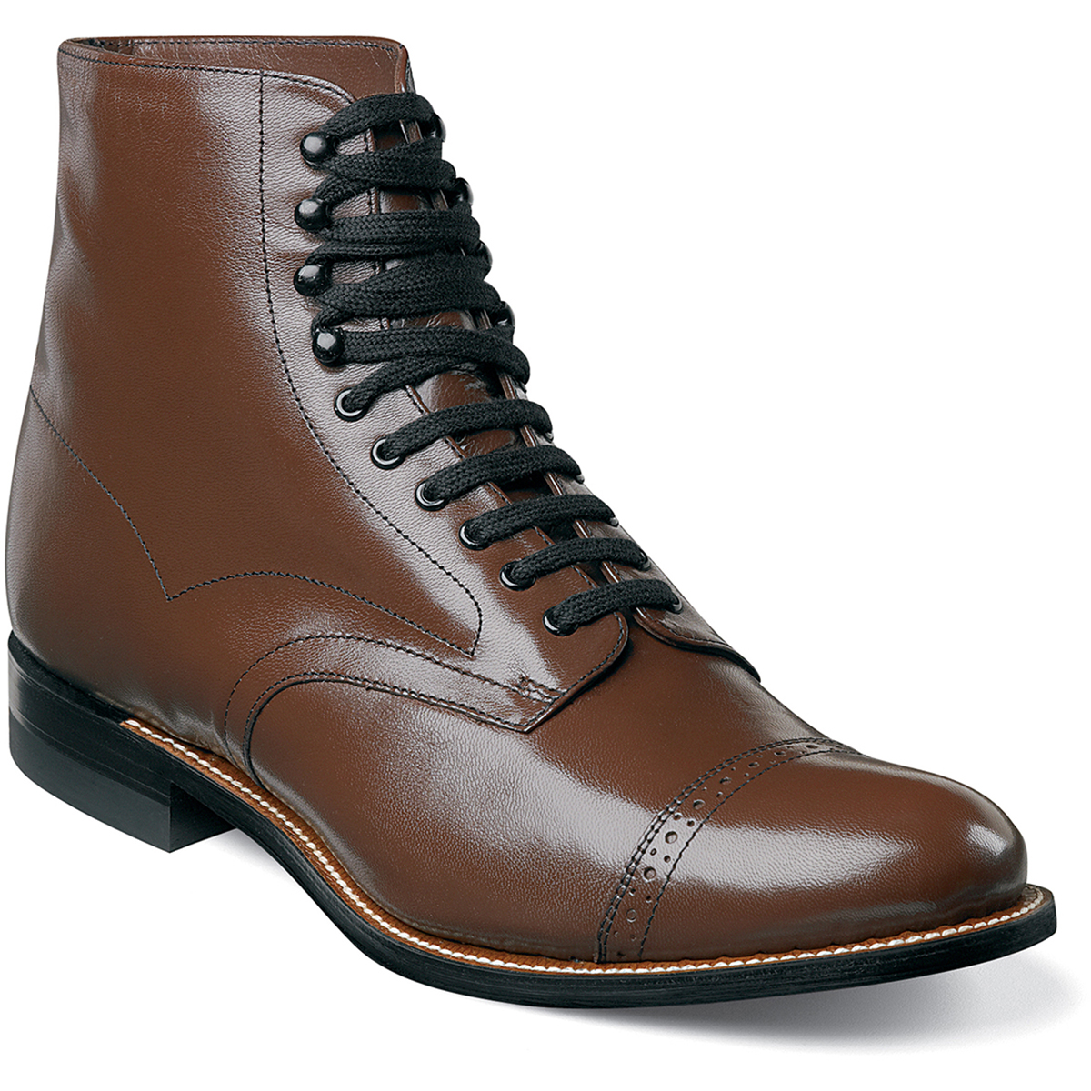 Stacy Adams Madison Leather High Top Cap Toe Boot At The Mister 