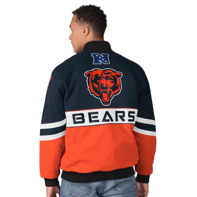 Men's Chicago Bears Logo Twill Jacket (S-2X) At The Mister Shop Since 1948