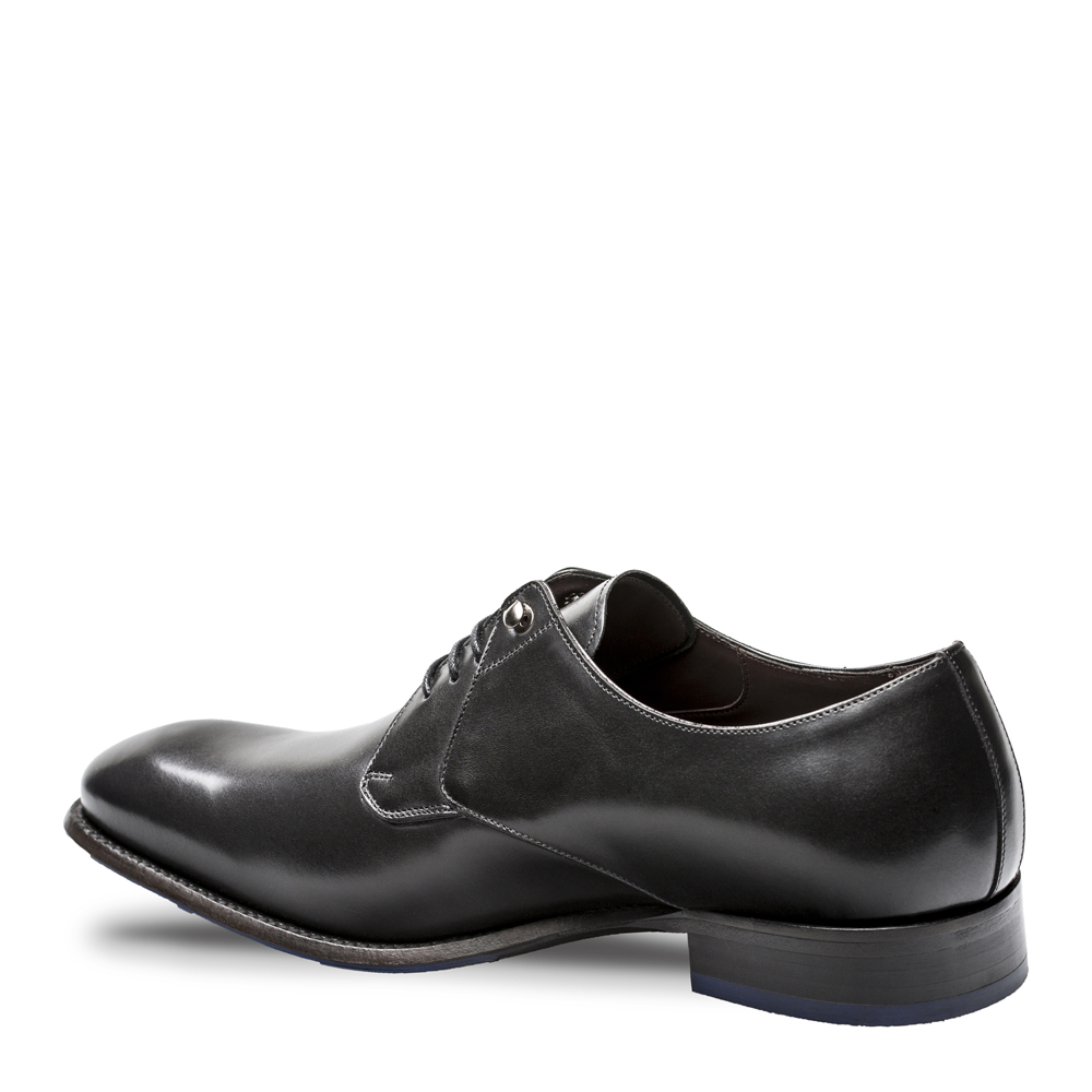 Bacco Bucci Kidd Calfskin Plain Toe Lace Up Shoe Black 4234-87 At The ...