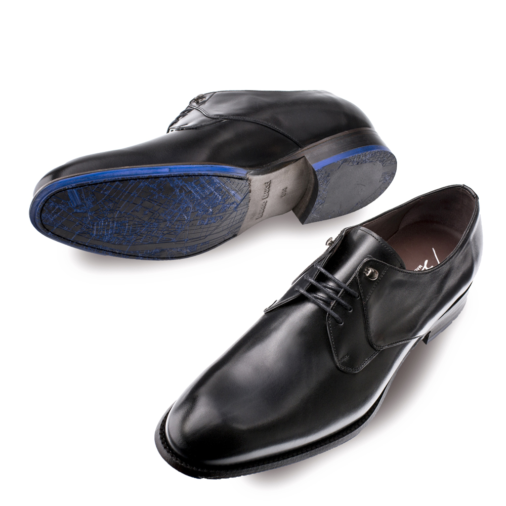 fur lined black mules