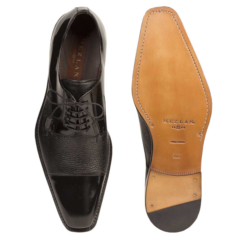 Mezlan Soka Deerskin Lace Up Shoe 15089 basic shoe leather At The ...