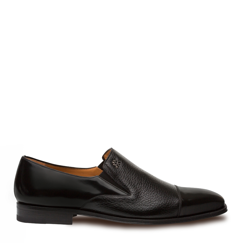 Mezlan Classic Black Leather Slip-Ons Amazon.com | Mezlan - Newport - Men main image 3