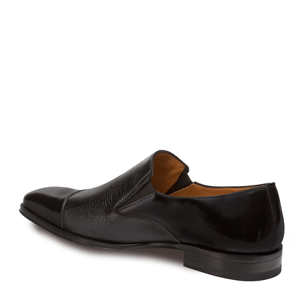 Mezlan Milani Calfskin Classic Slip On Shoe Black 18984 At  display picture 2