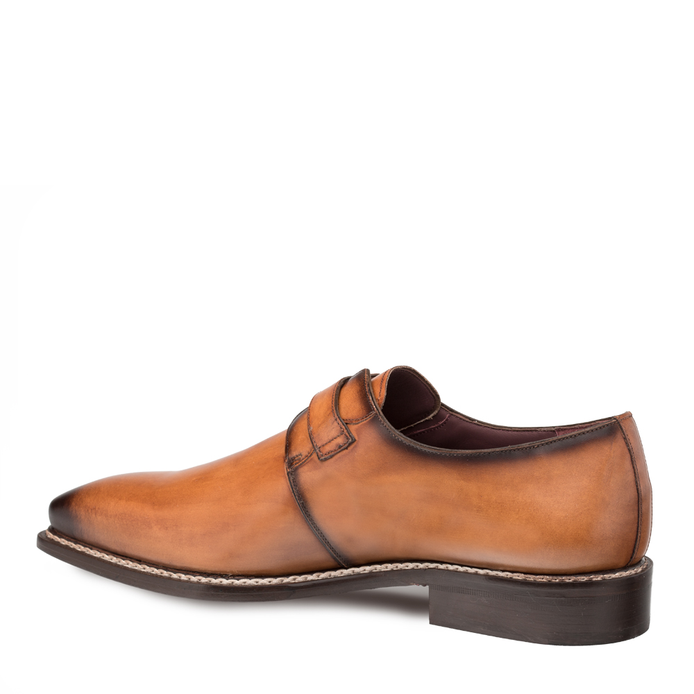Mezlan Dress Shoe Men\'s 8.5 M Single Monk Strap Oxford Loafers Brown Mezlan Phoenix 16505 Cap Toe Monk Strap Men main image 4