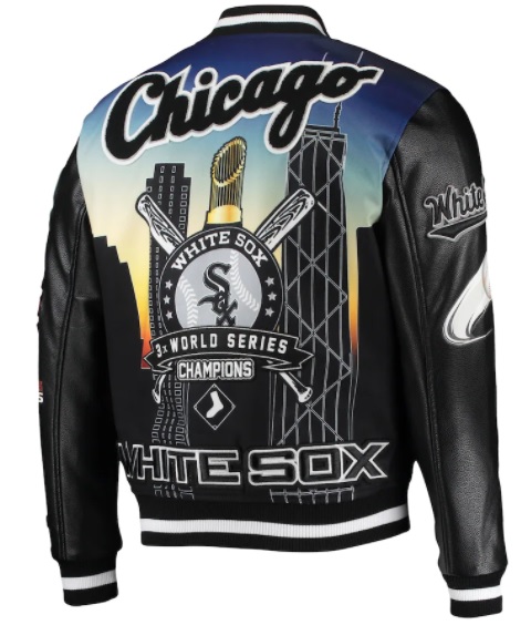 Chicago White Sox Pro Standard Remix Full-Zip Varsity Jacket 