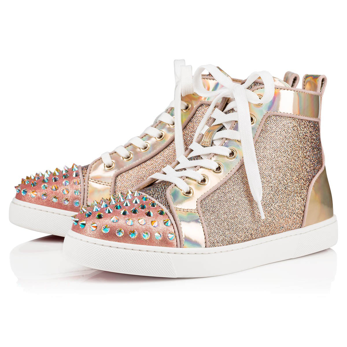 high top louboutins women's