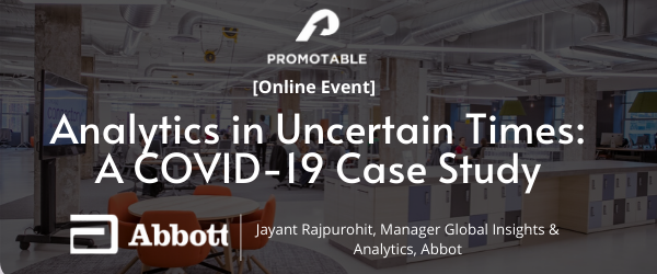 [Online Event] Analytics in Uncertain Times: A COVID-19 Case Study