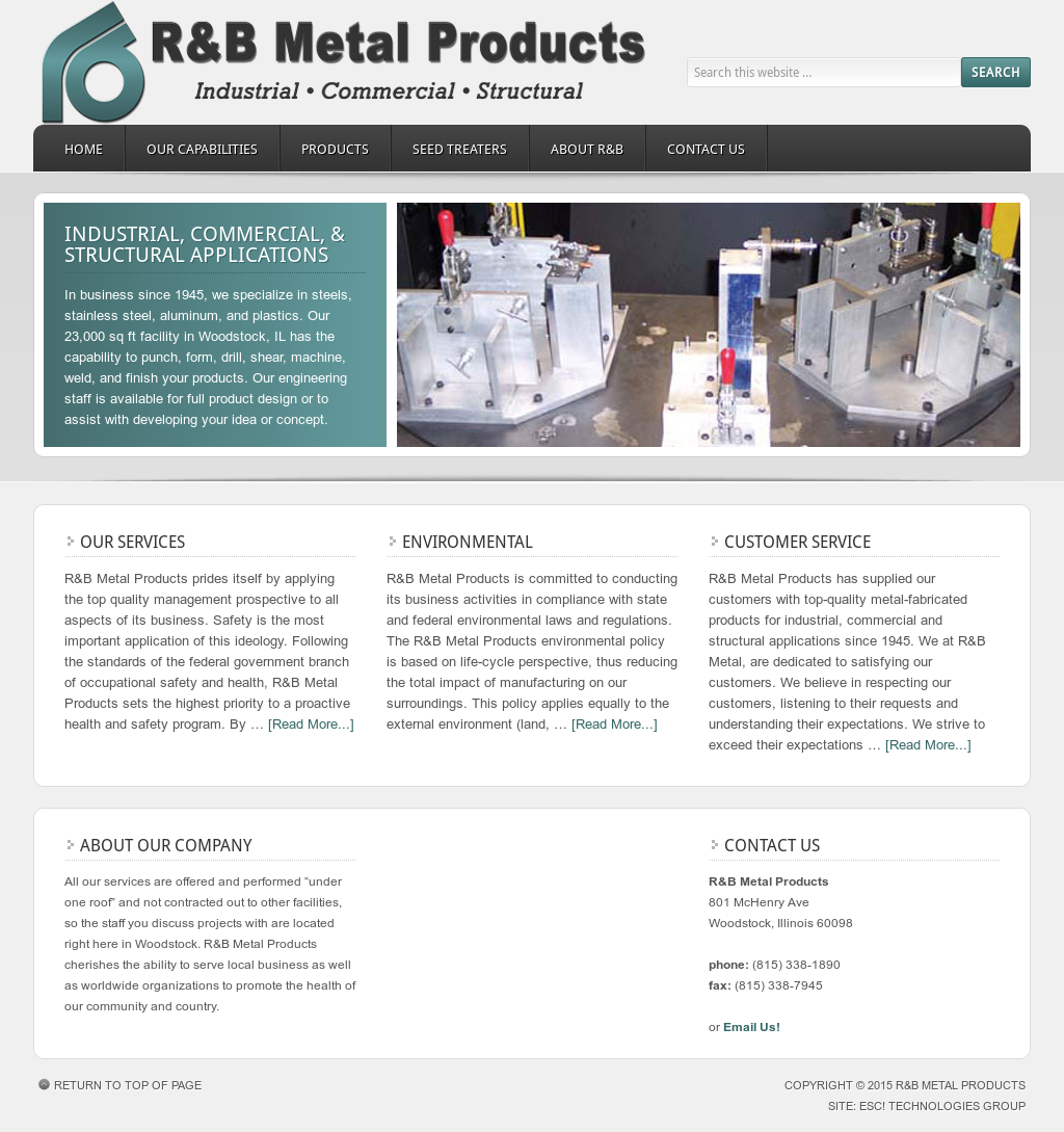 R & B Metal Products Inc.