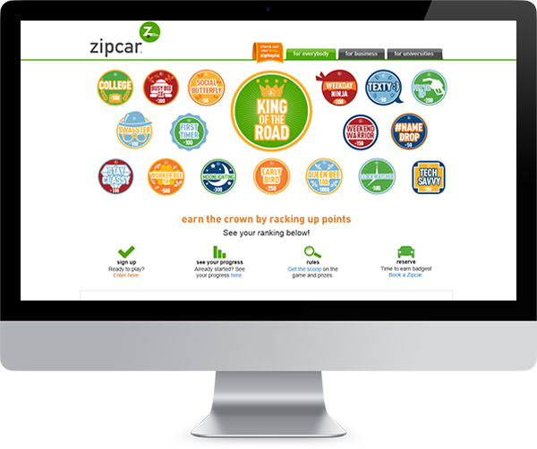 Zipcar's King of the Road powered by PeopleVine