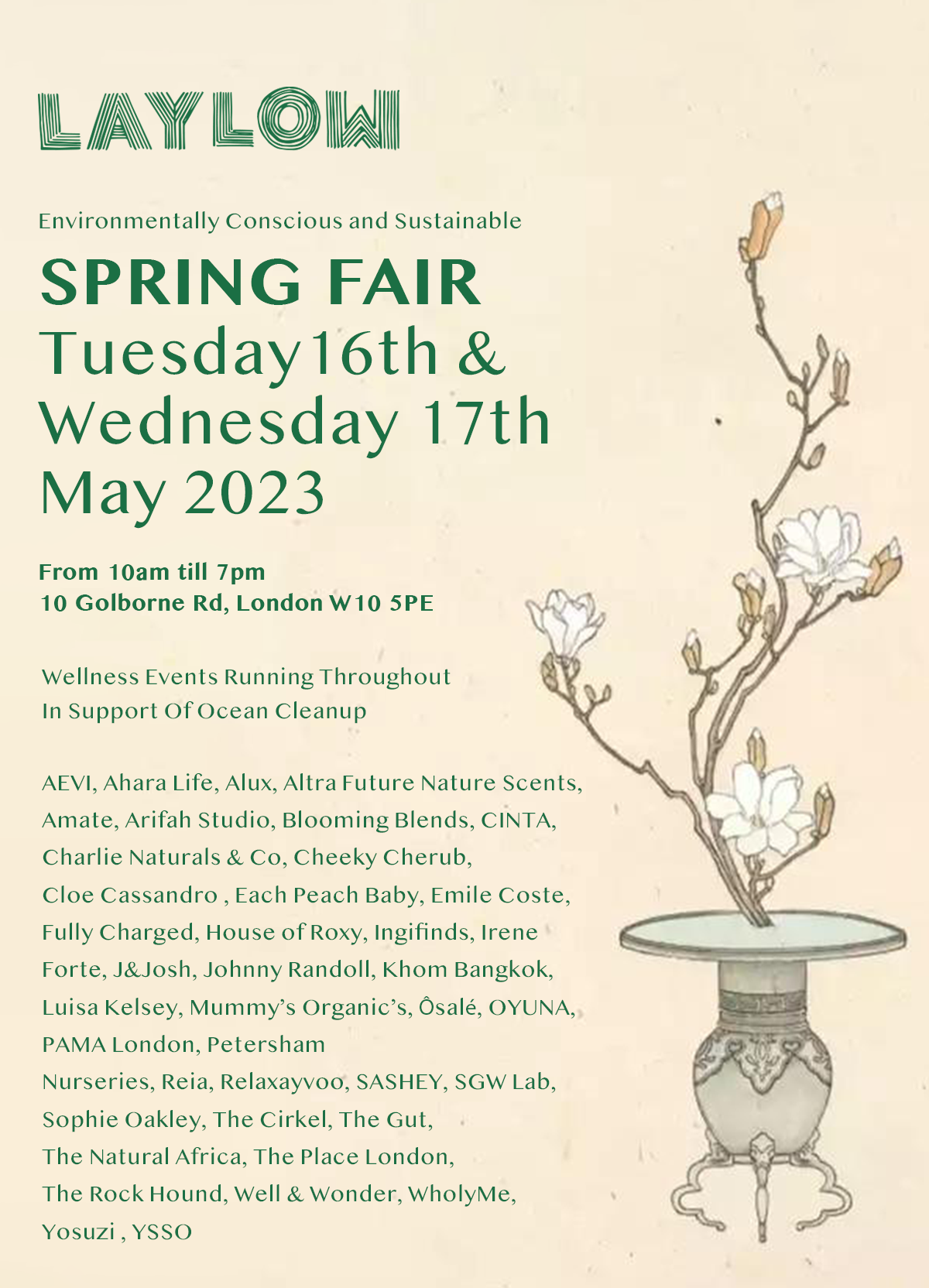 Laylow Spring Sustainable Fair 2023 