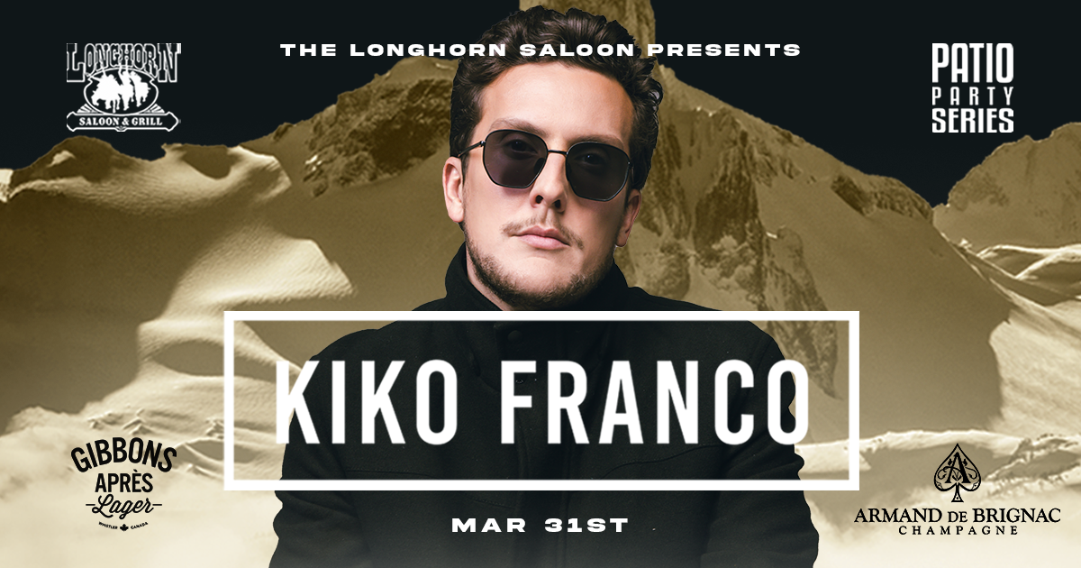 Ace of Spades Presents Kiko Franco - Longhorn Patio Party Series