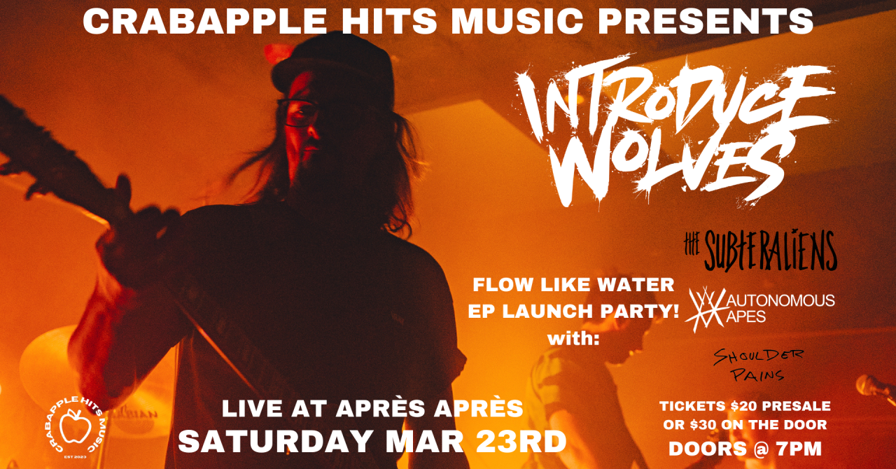 Introduce Wolves: Flow Like Water EP Launch Party