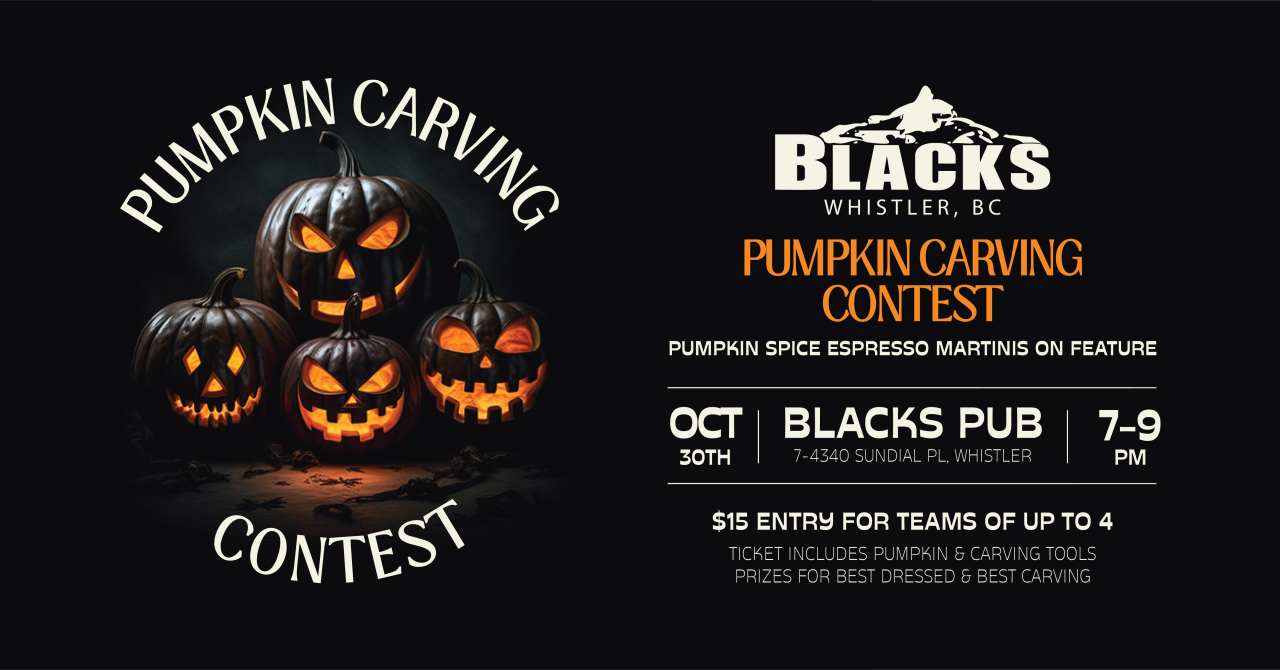 Black's Pub Pumpkin Carving Contest