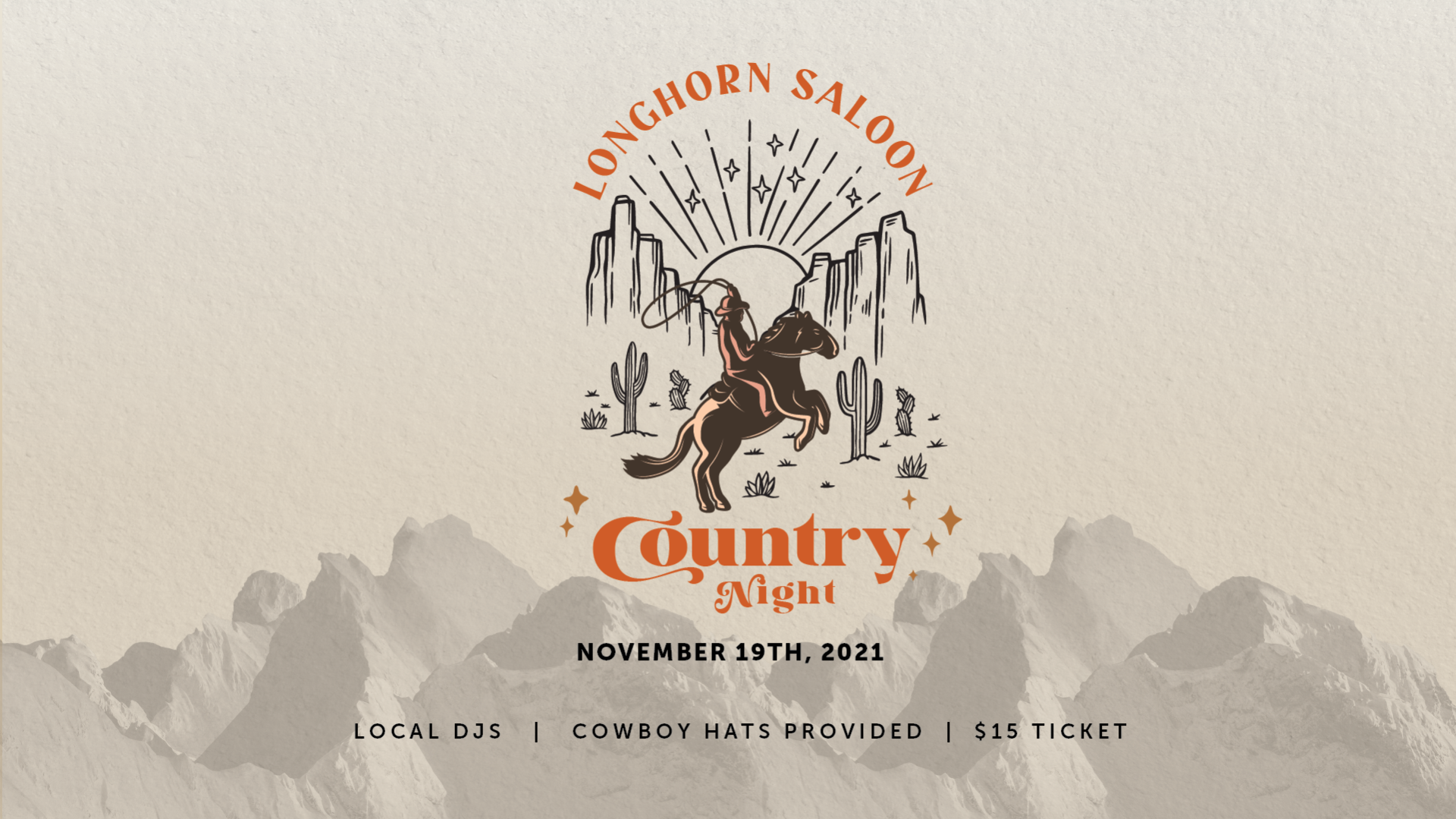 Longhorn Saloon Presents - Country Night