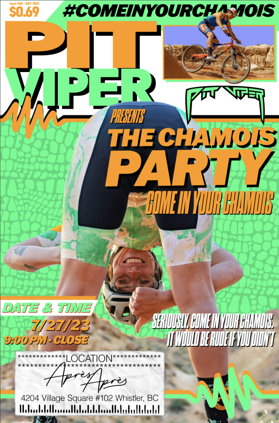 Pit Viper Presents Come in Your Chamois