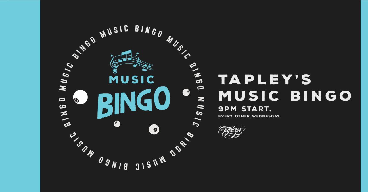 Music Bingo - Tapley's Pub