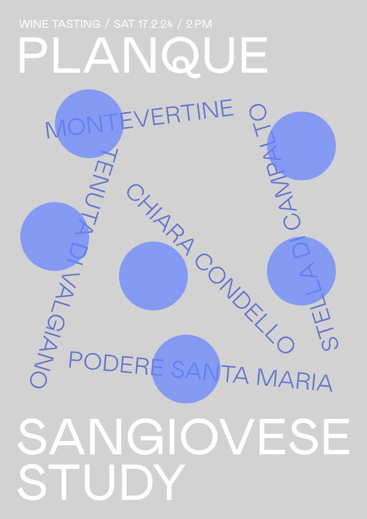 Wine Tasting: Sangiovese Study