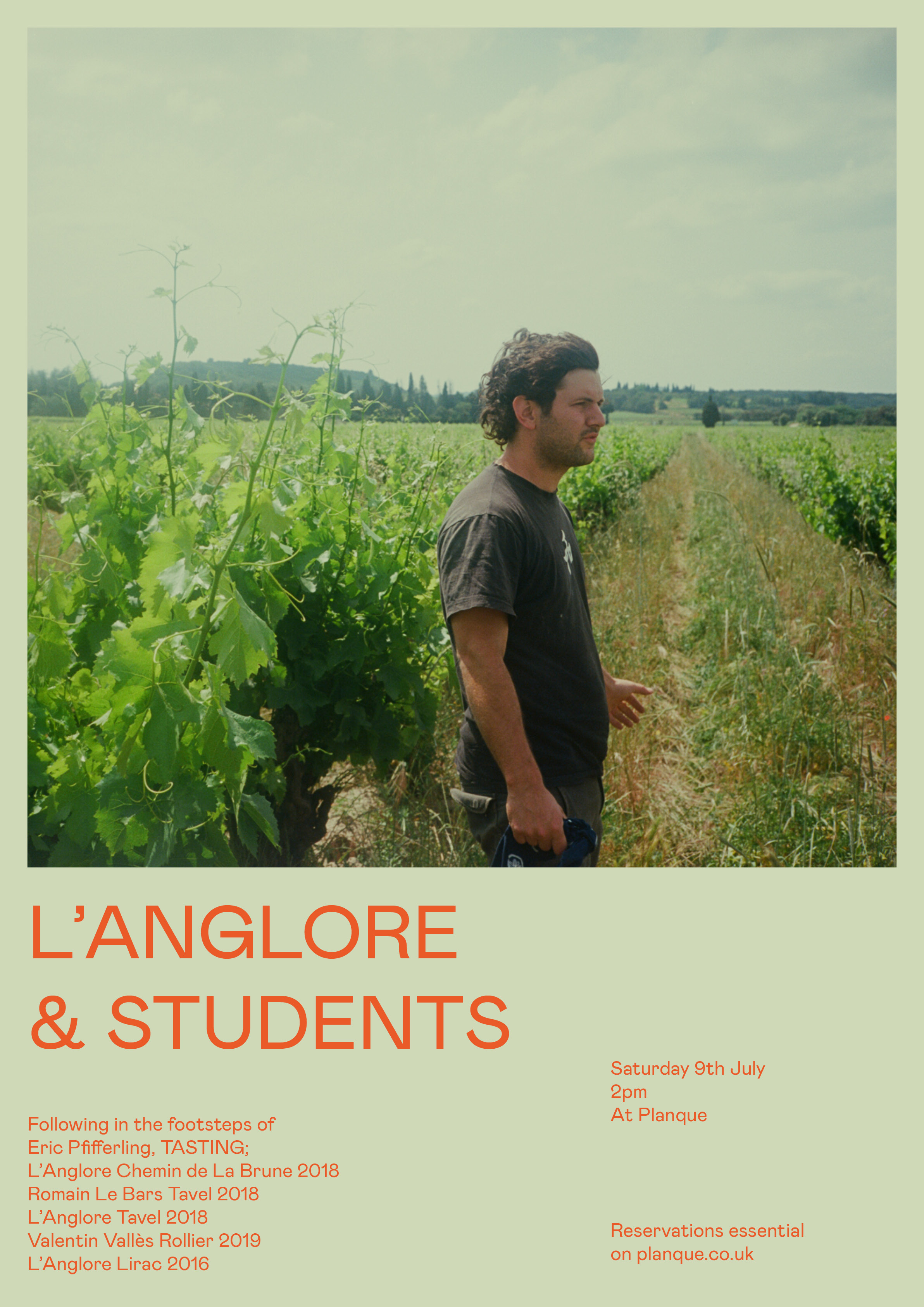 Tasting: L'Anglore & Students
