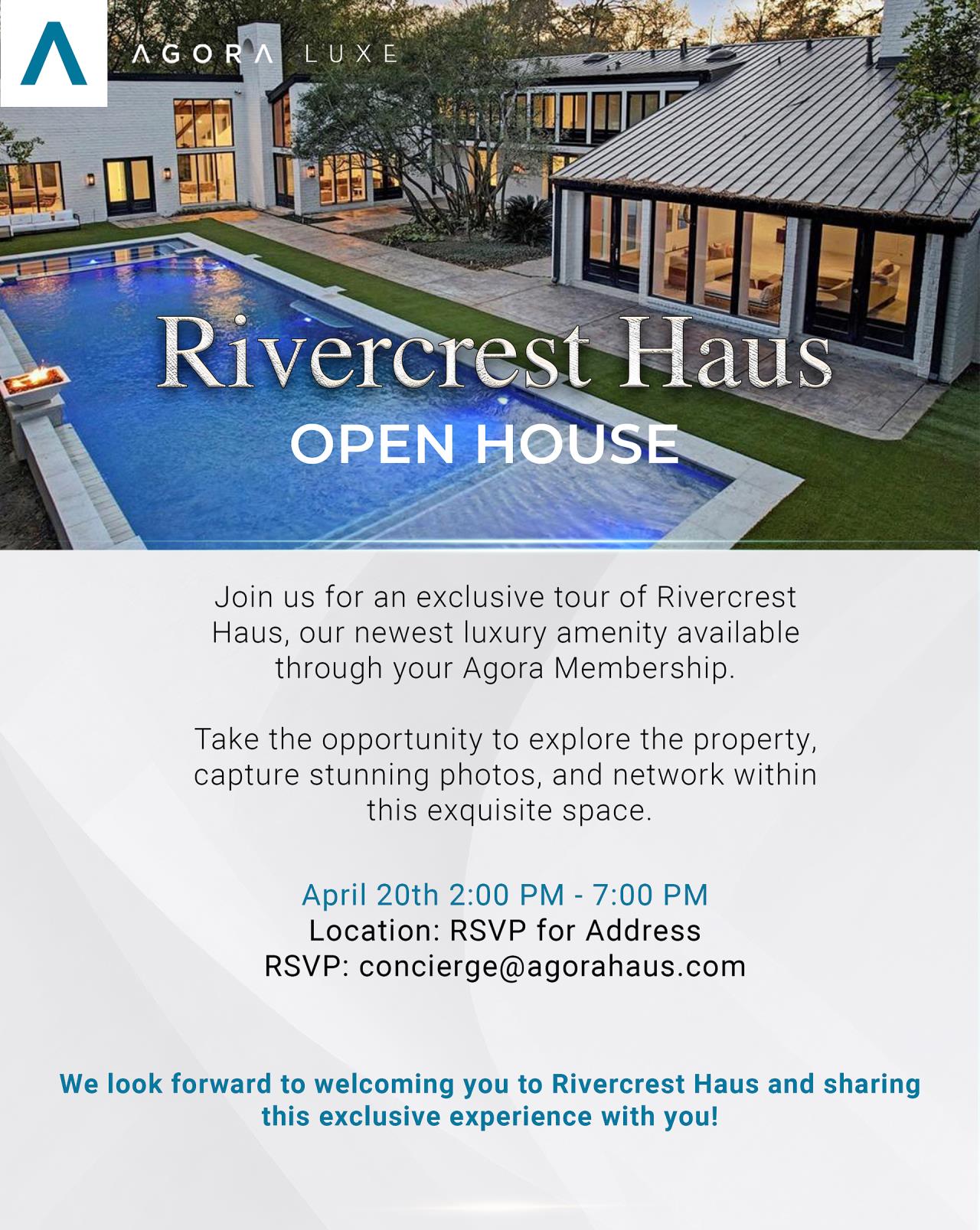 Rivercrest Open Haus
