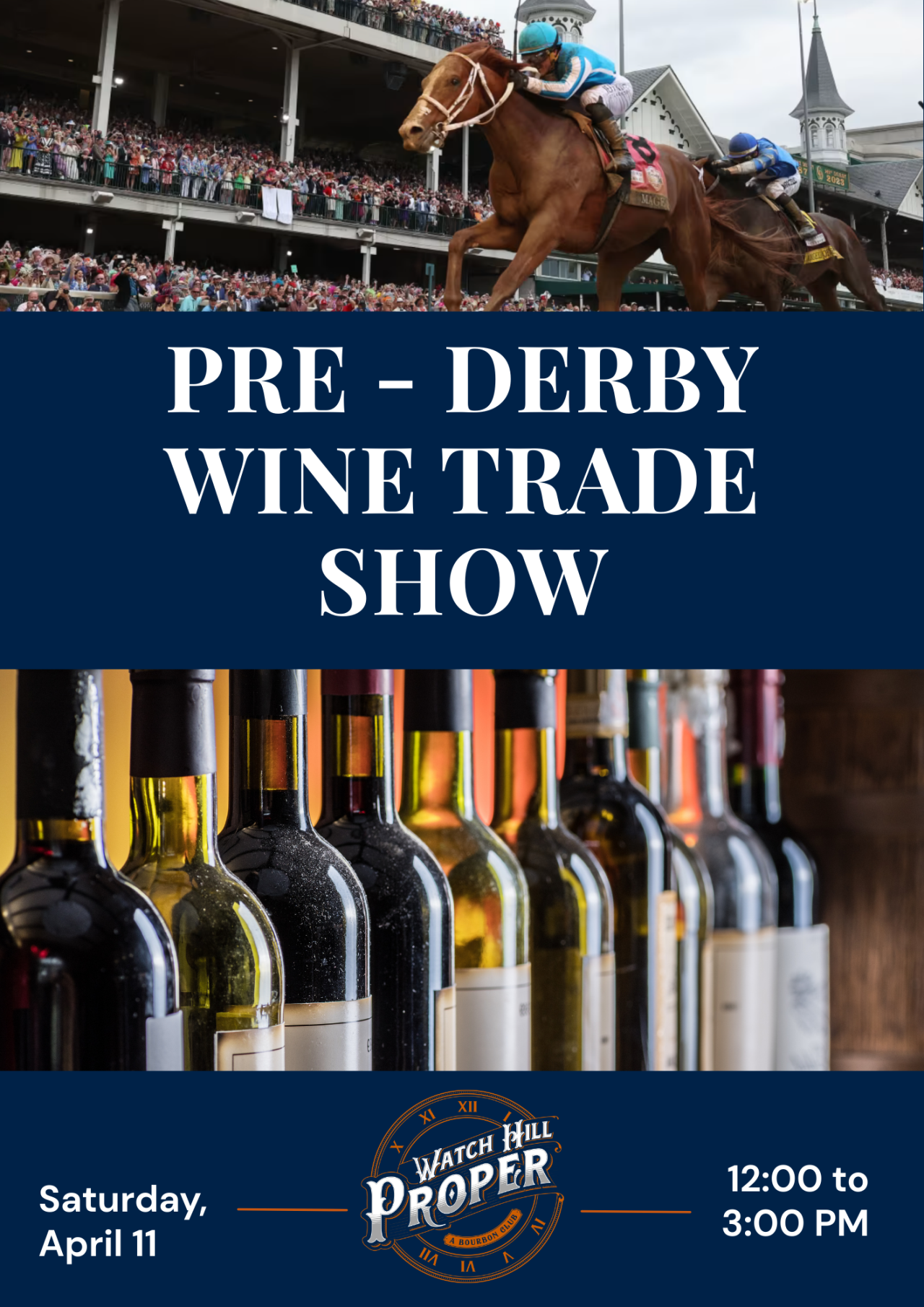 Pre-Derby Wine Trade Show