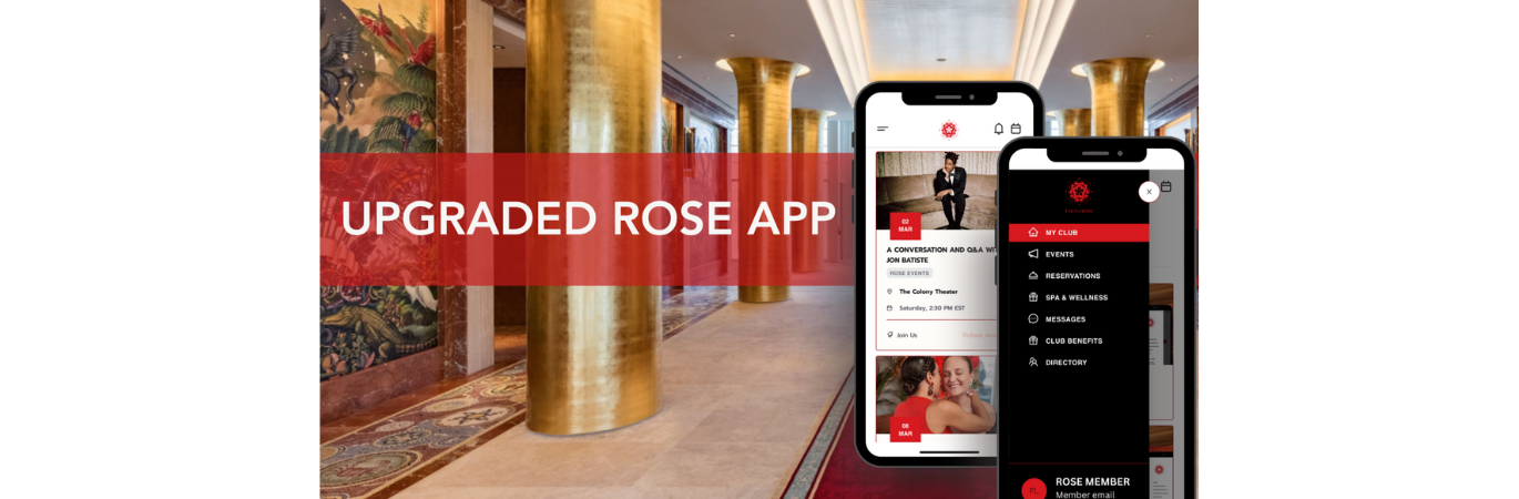 A new version of the Faena Rose app is here! 
