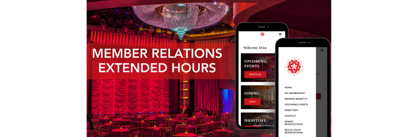 EXTENDED HOURS- MEMBER RELATIONS