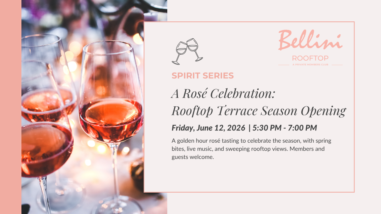 A Rosé Celebration: Rooftop Terrace Season Opening at Bellini Rooftop