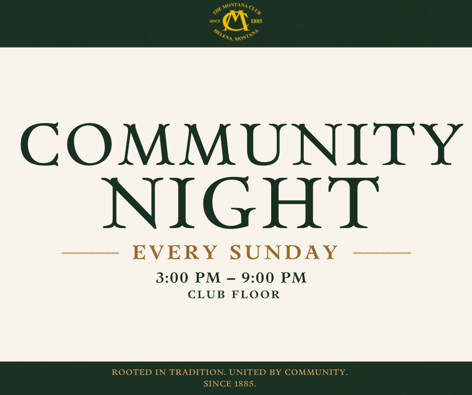 Sunday Community Night