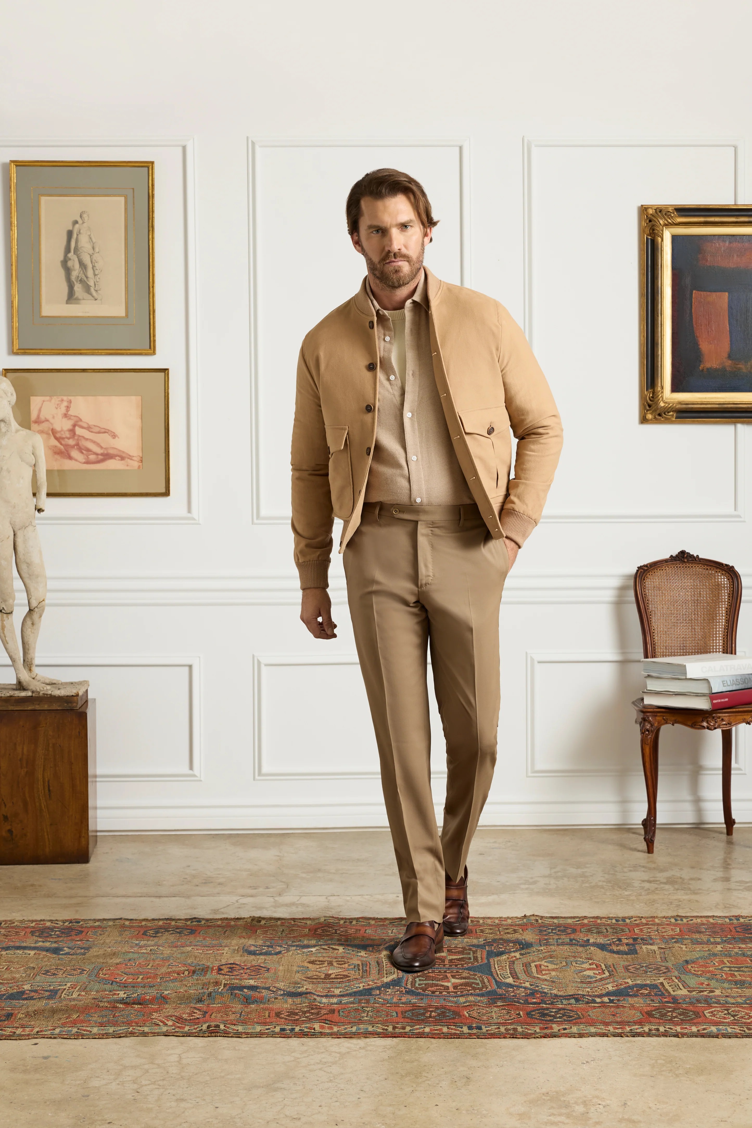 Zanella Parker Platinum Super 130s Gab Trouser At The Mister Shop
