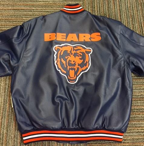 Chicago Bears All Leather Jacket (S-XL)
