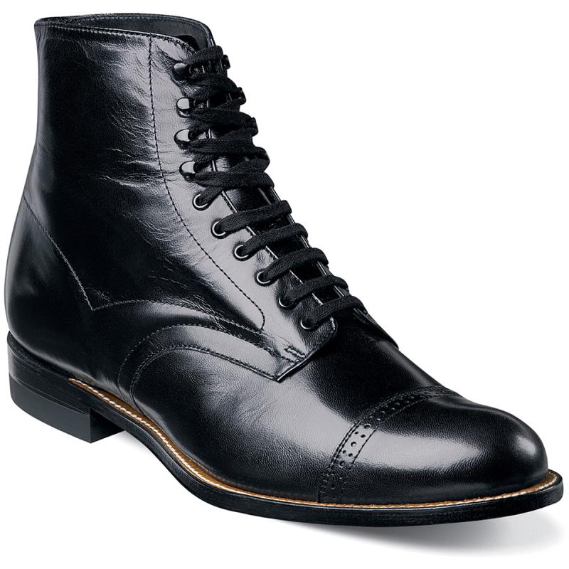 Stacy Adams Madison Leather High Top Cap Toe Boot