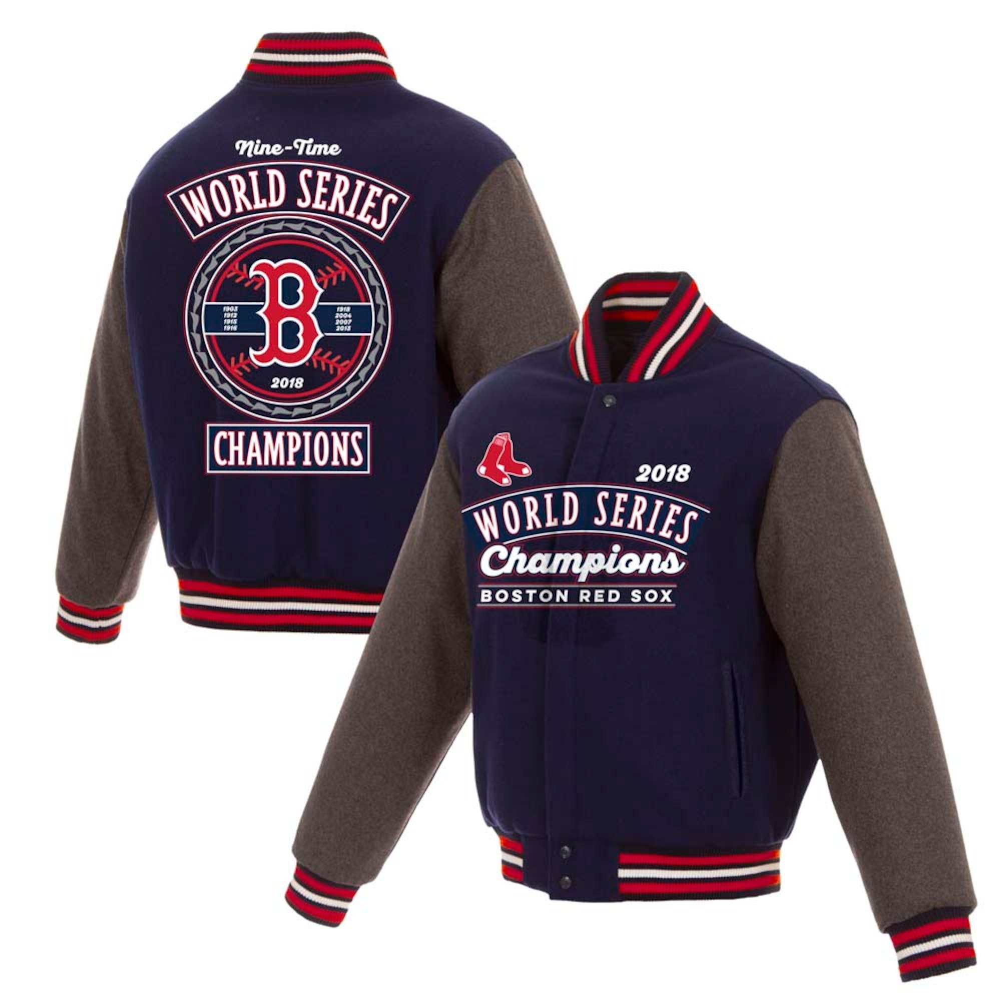JH Design 2018 World Series Boston Reversible Champions Jacket At The