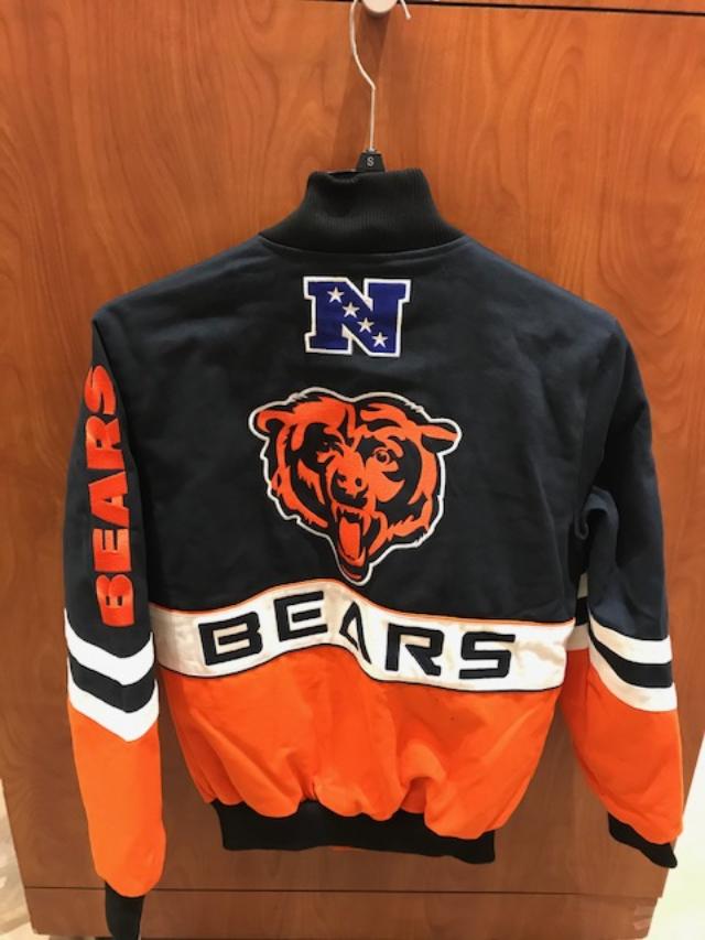 Men's Chicago Bears Logo Twill Jacket (3x-6x) At The Mister Shop Since 1948