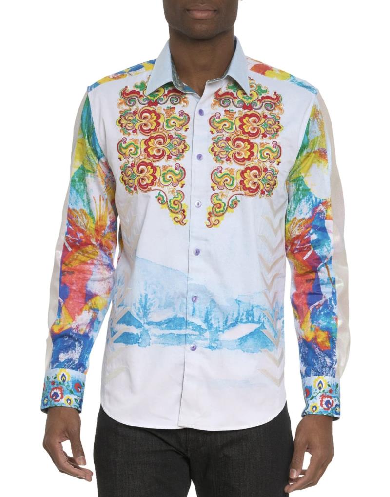 Limited Addition The Alps Long Sleeve Button Down Shirt