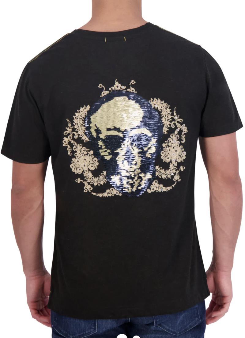Limited Edition Neil Sequin Skull T-Shirt