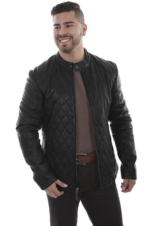 Scully Men's Quilted Leather Jacket 1001