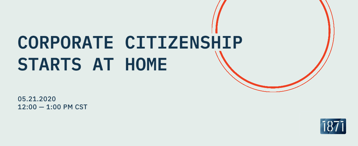 [VIRTUAL] Good Corporate Citizenship Starts at Home