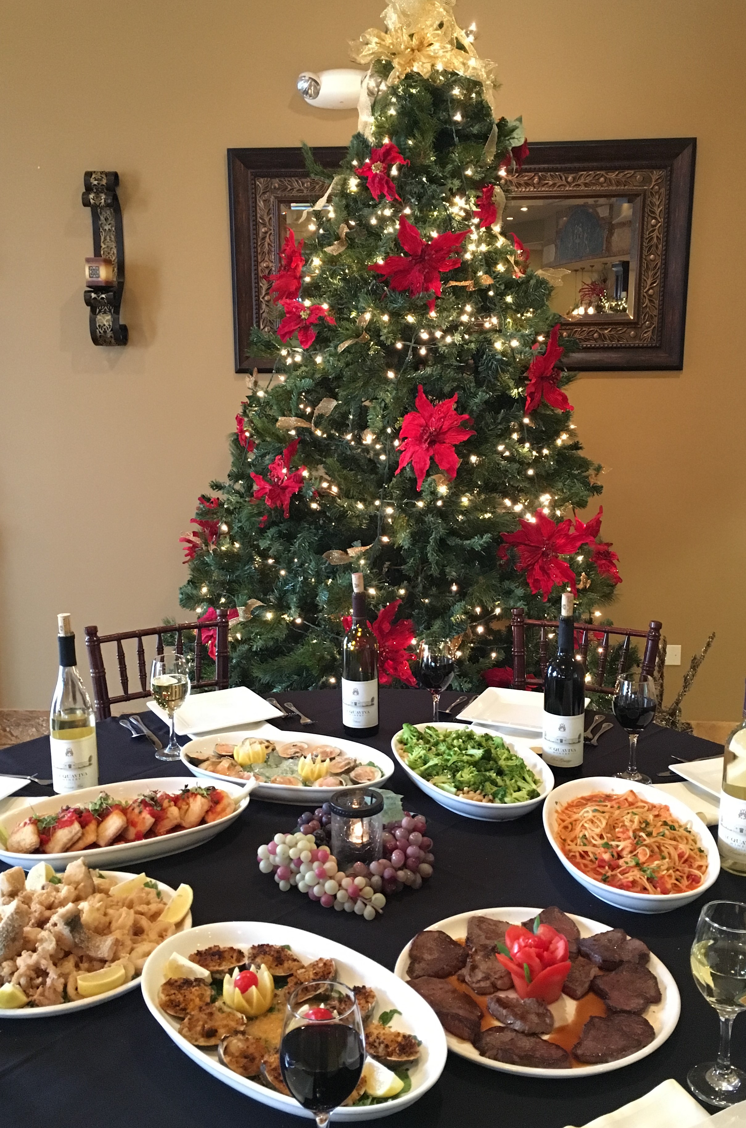 Christmas Eve Dinner Acquaviva Winery