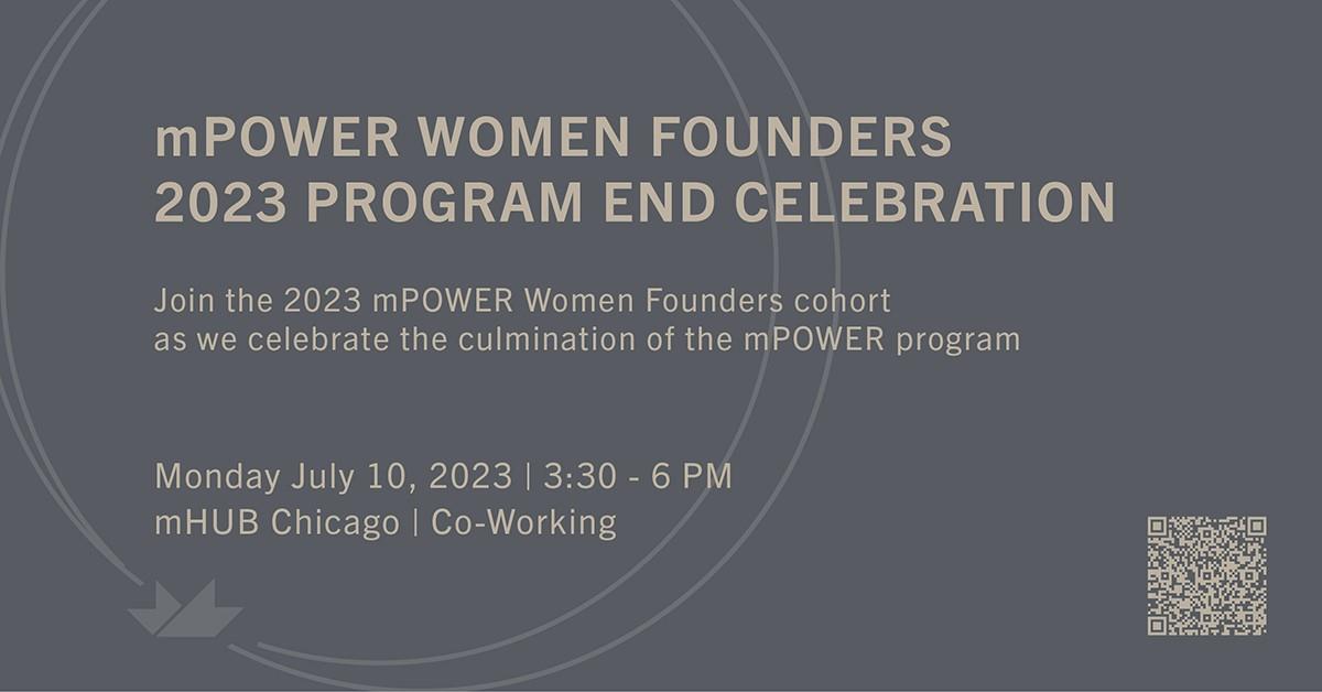 mPOWER Women Founders 2023 Program End Celebration