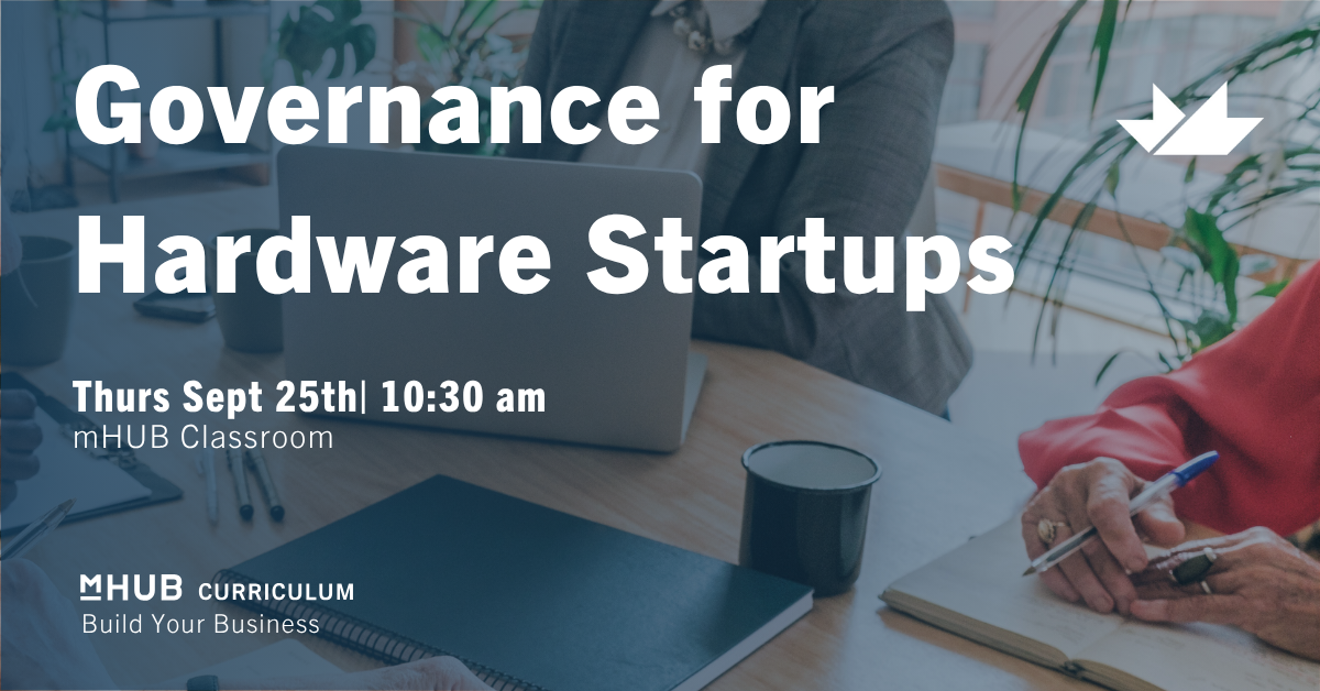 Governance for Hardware Startups