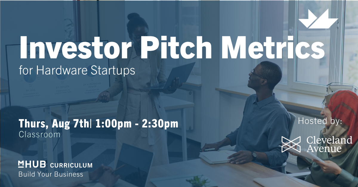 Investor Pitch Metrics for Hardware Startups