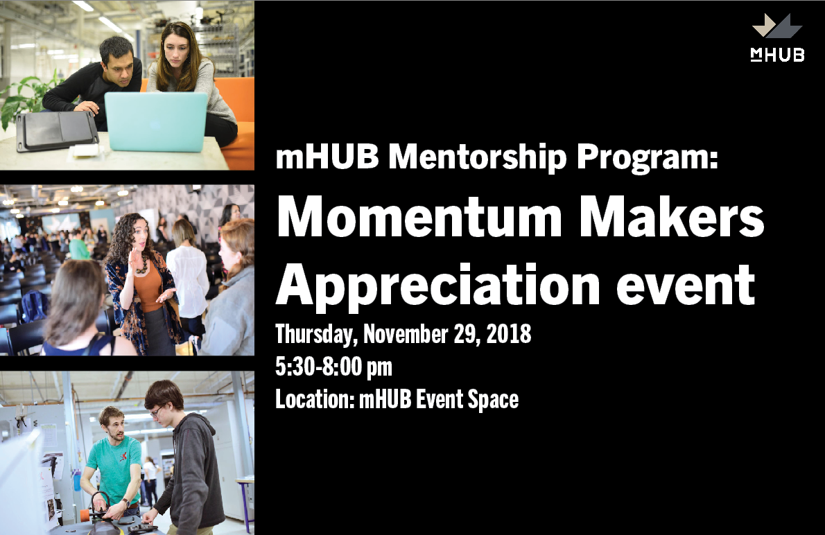 mHUB Mentorship Program: Momentum Makers Appreciation Event