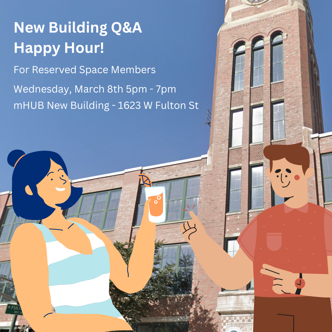 New Building Happy Hour for Reserved Space Members