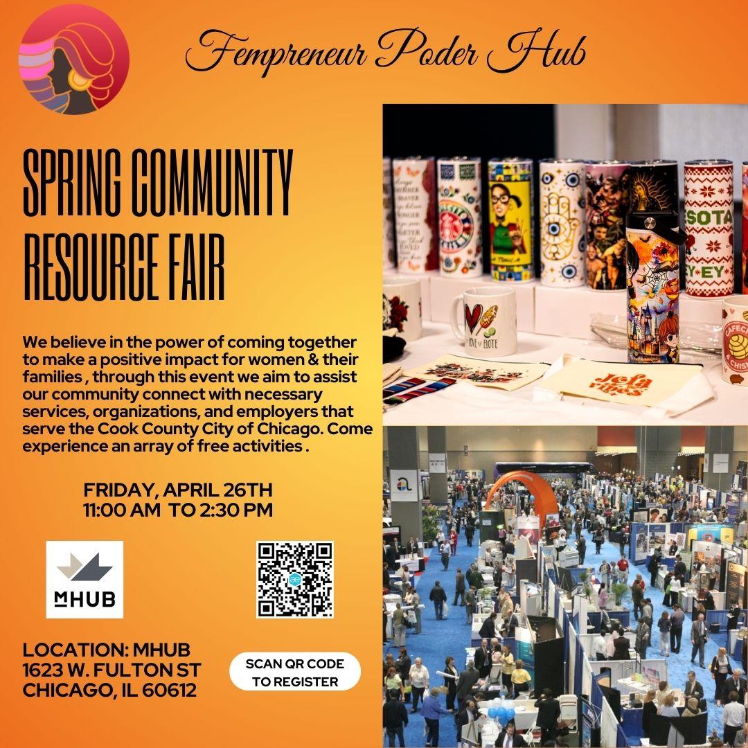 Fempreneur Poder Hub Spring Community Resource Fair