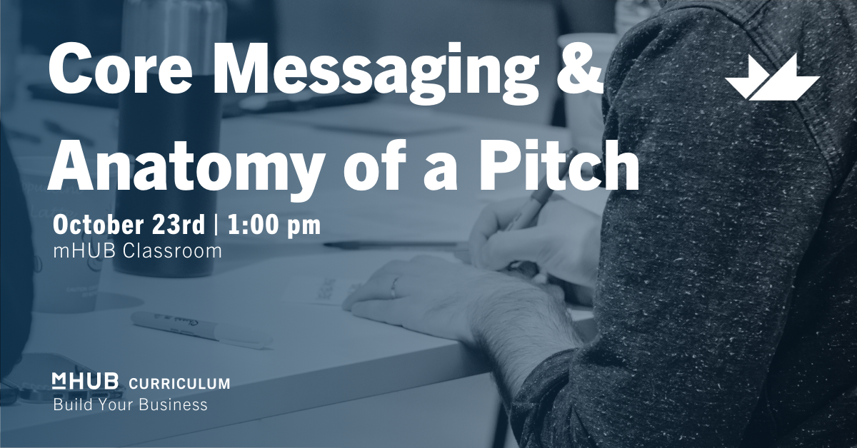 Core Messaging and Anatomy of a Pitch 