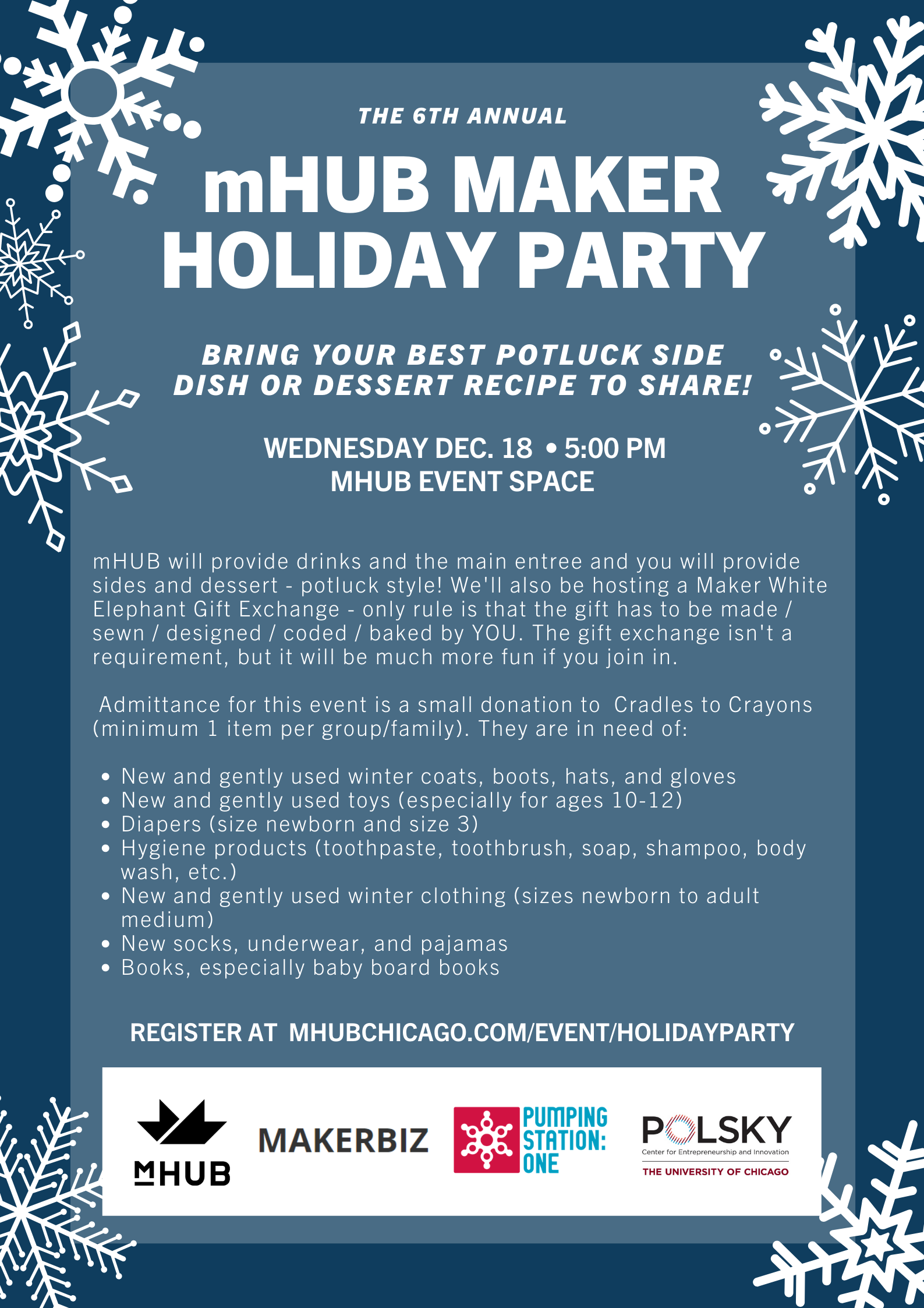 Annual Maker Community Holiday Party
