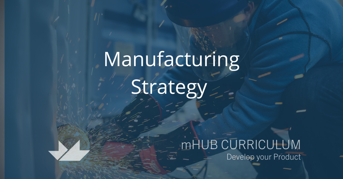 Manufacturing Strategy 
