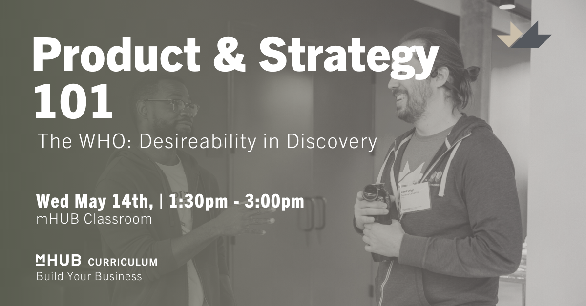 Product 101 - The WHO, Desirability in Discovery